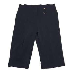 Women's black stretchy  dress shorts by Valia.  Size 5.  In perfect‎ condition.